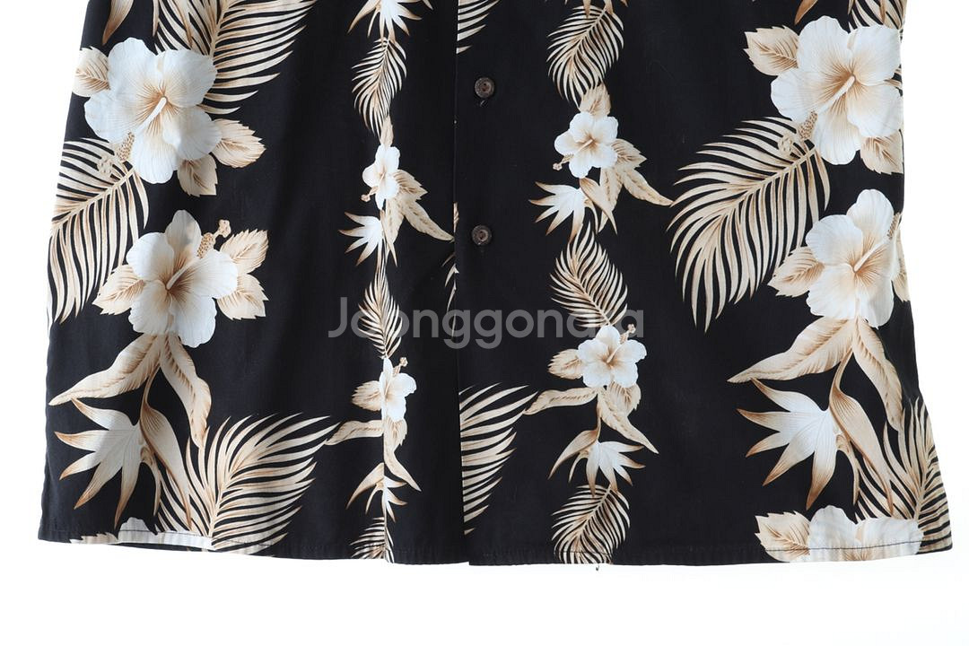 (XL-2XL) 브랜드빈티지 반팔셔츠 남방 블랙--2