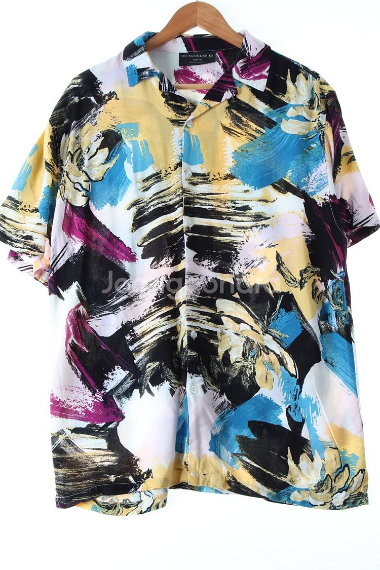(M-2XL) 브랜드빈티지 반팔셔츠 남방 비비디--0