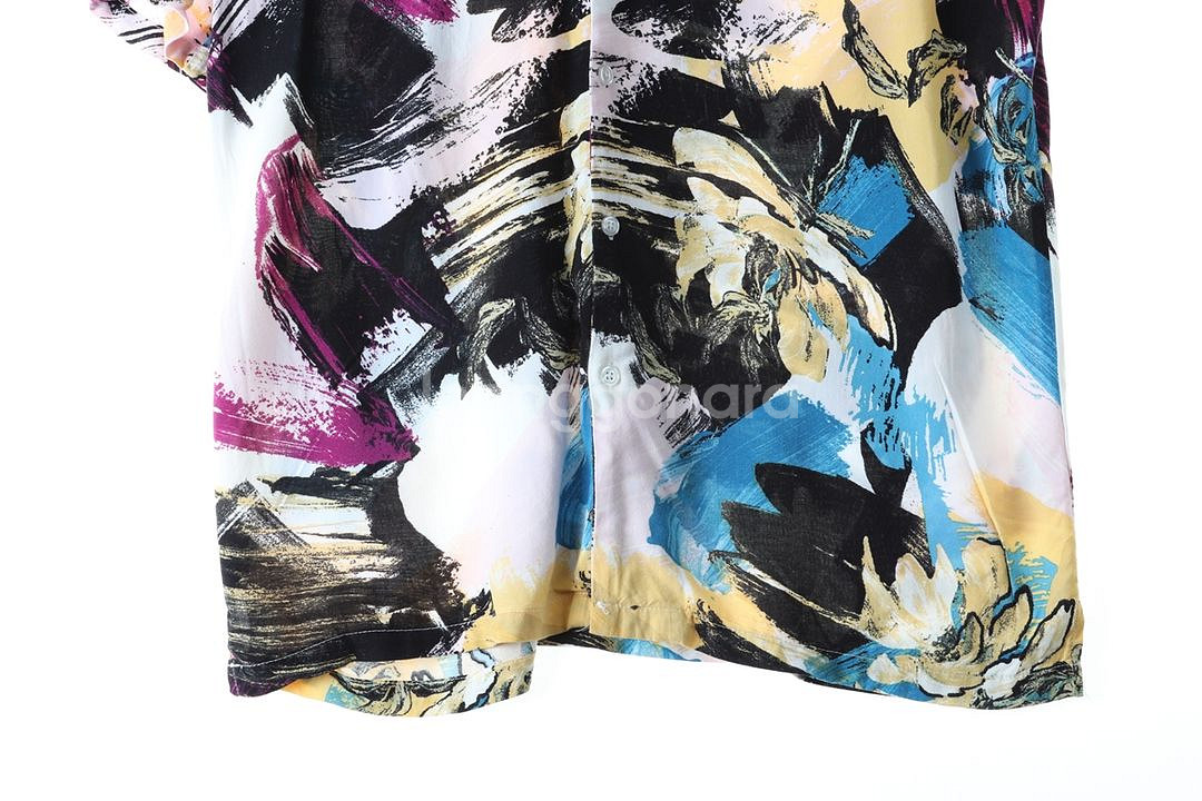 (M-2XL) 브랜드빈티지 반팔셔츠 남방 비비디--2