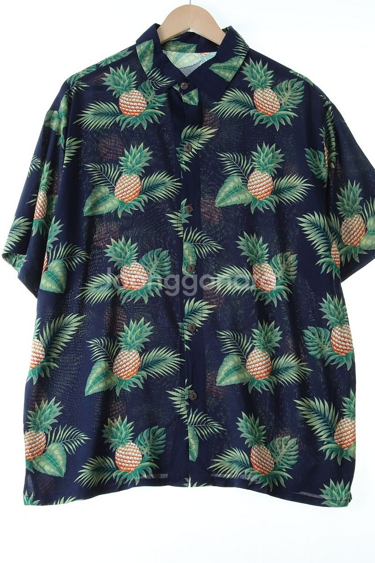(XL-2XL) 브랜드빈티지 반팔셔츠 남방 쉬원소재--0