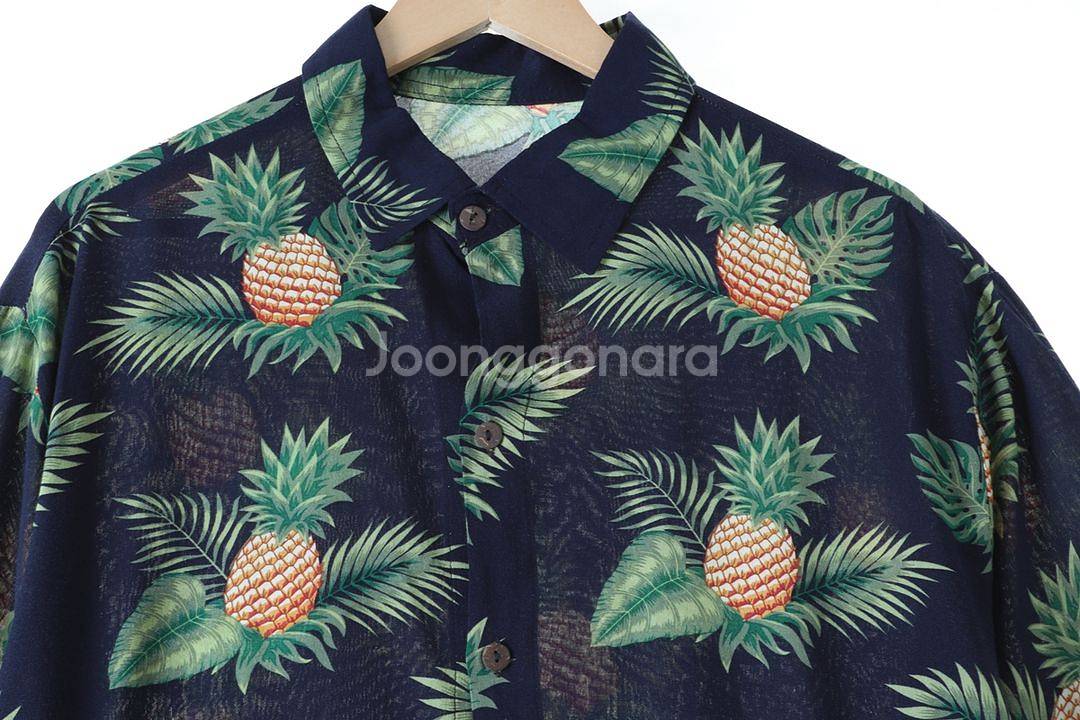 (XL-2XL) 브랜드빈티지 반팔셔츠 남방 쉬원소재--1
