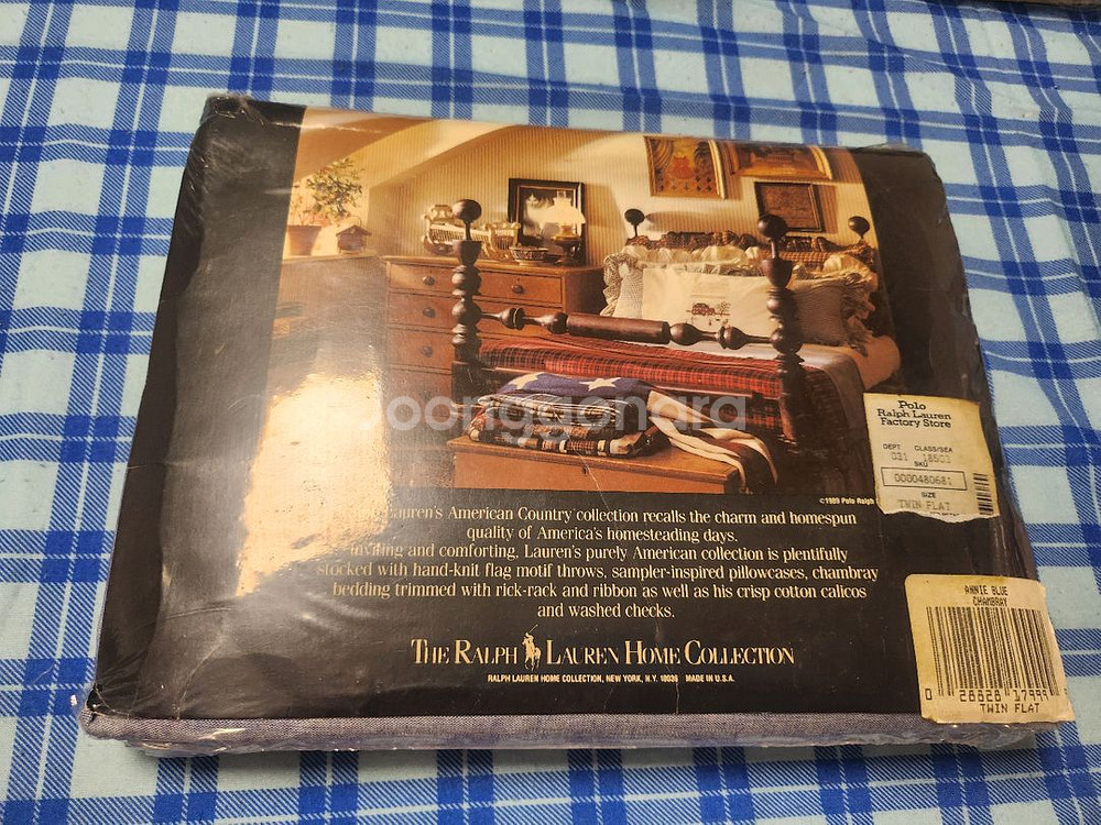 랄프로렌 USA 이불 (트윈 플랫)--1