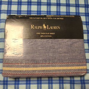 랄프로렌 USA 이불 (트윈 플랫)