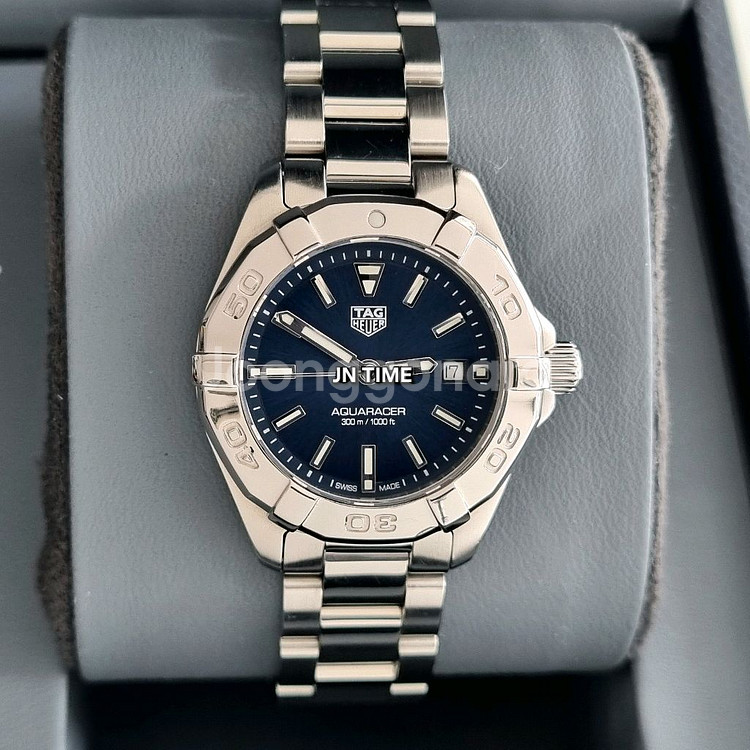 태그호이어 아쿠아레이서 27mm 청판 여성용--0