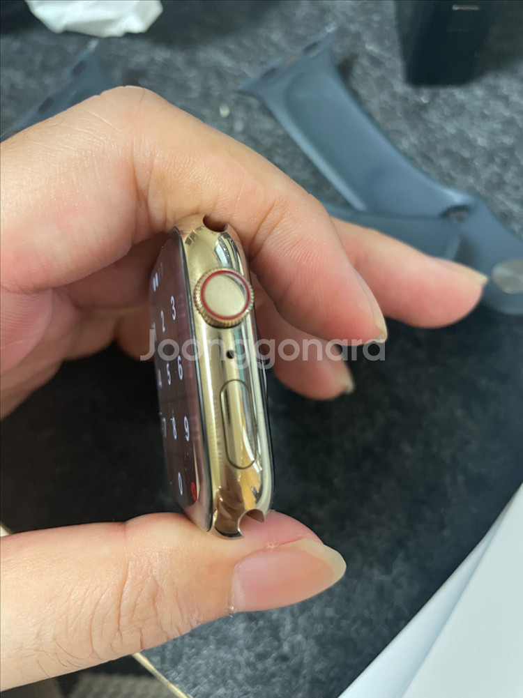 애플워치8 스테인리스골드 44mm--2