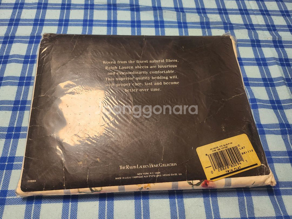 랄프로렌 USA 이불 (트윈 플랫 )실물깡패--1