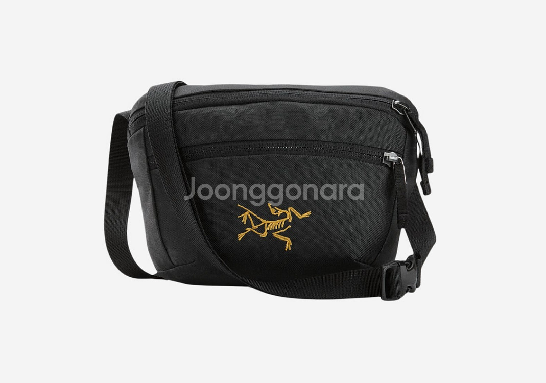 아크테릭스 맨티스1 웨이스트 팩 블랙(금색 로고)새상품--0