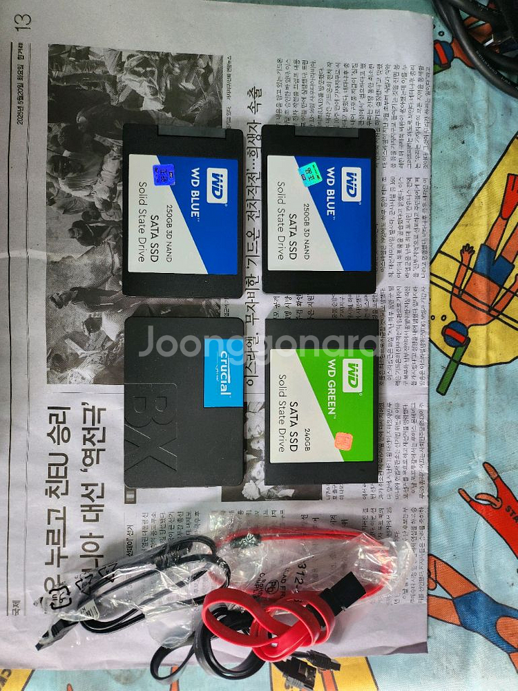 WD SSD250GB , 240GB , 4개--0