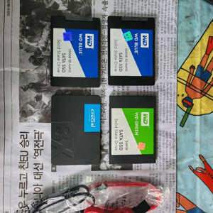 WD SSD250GB , 240GB , 4개