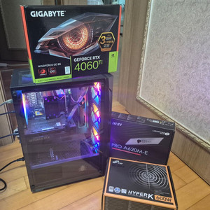 게이밍 컴퓨터 RTX 4060 Ti (풀박스) 보증기간