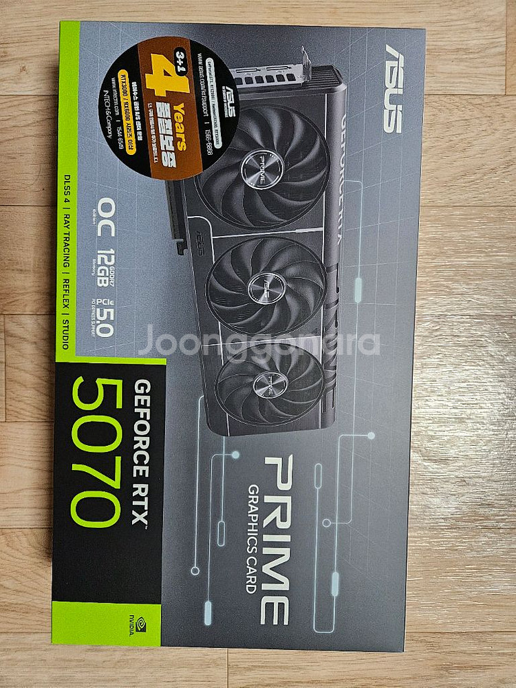 ASUS RTX 5070 PRIME OC 미개봉--0
