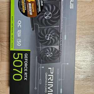 ASUS RTX 5070 PRIME OC 미개봉