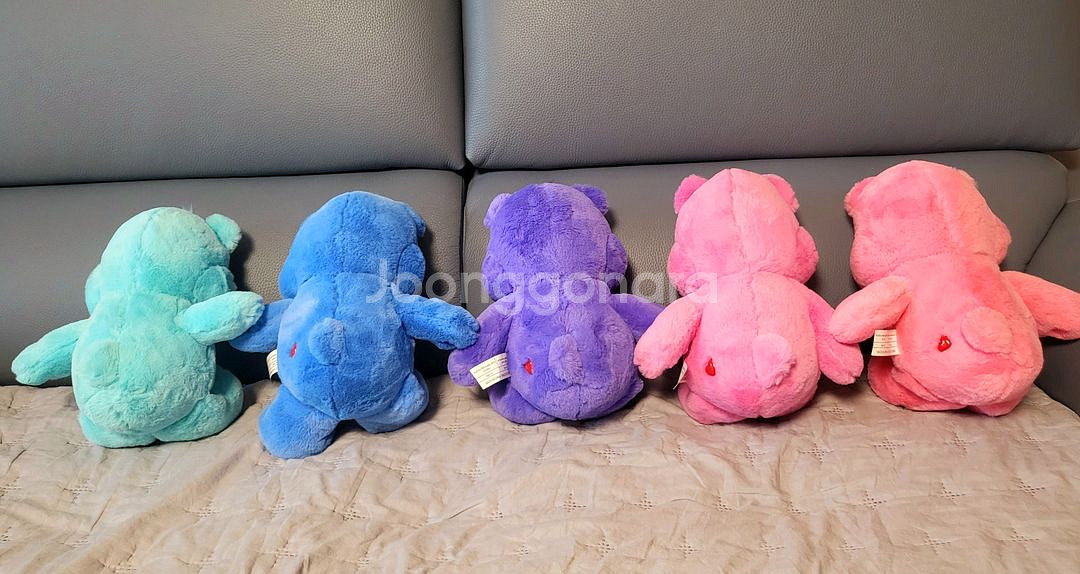 (무료배송) 케어베어 5종 인형세트--1
