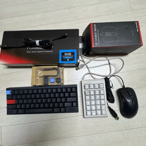 해피해킹 + 리얼포스 마우스 RFM01U11 + 키패드