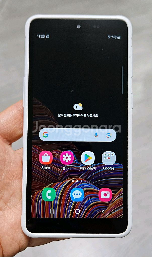 갤럭시 XCOVER5 화이트 64GB 싸게 팝니다.--0