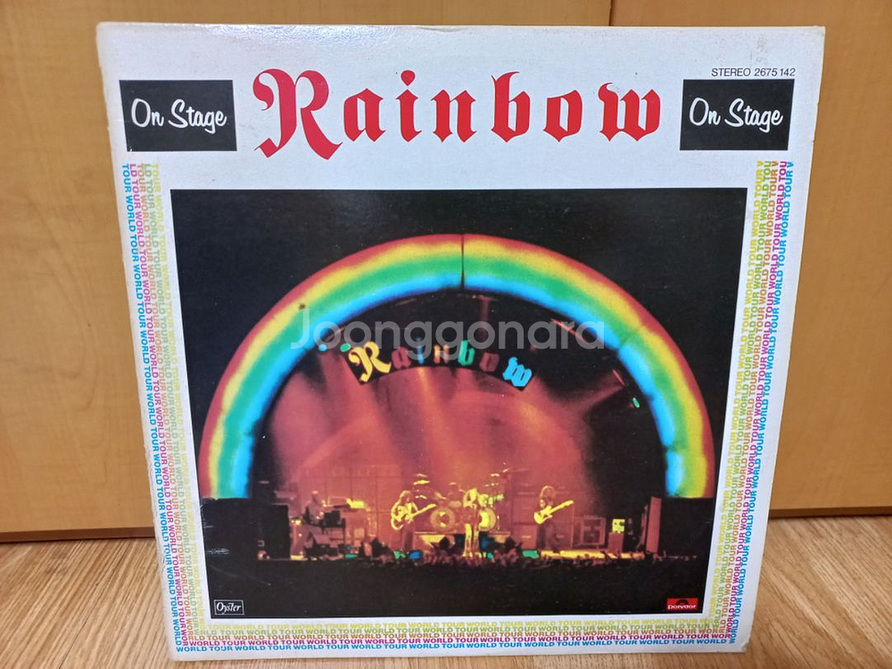 레인보우 lp음반2장--0