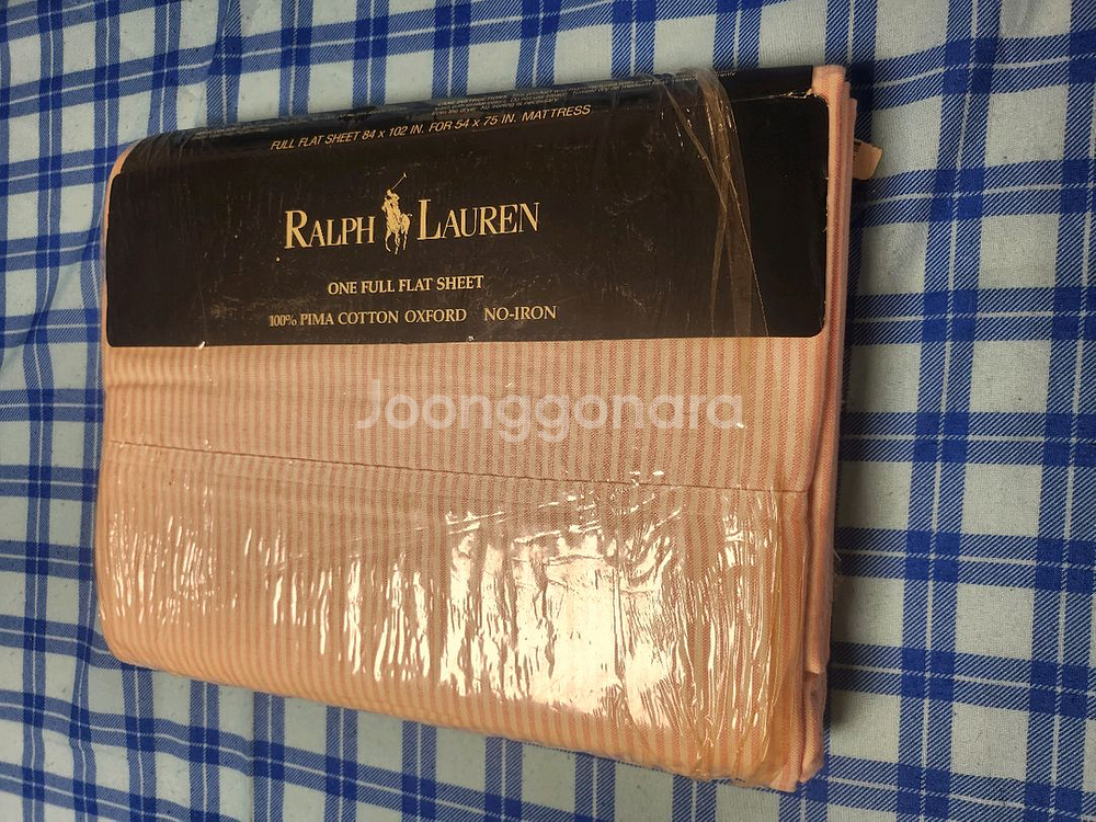 랄프로렌 USA 이불 (풀 플랫 핑크)--1