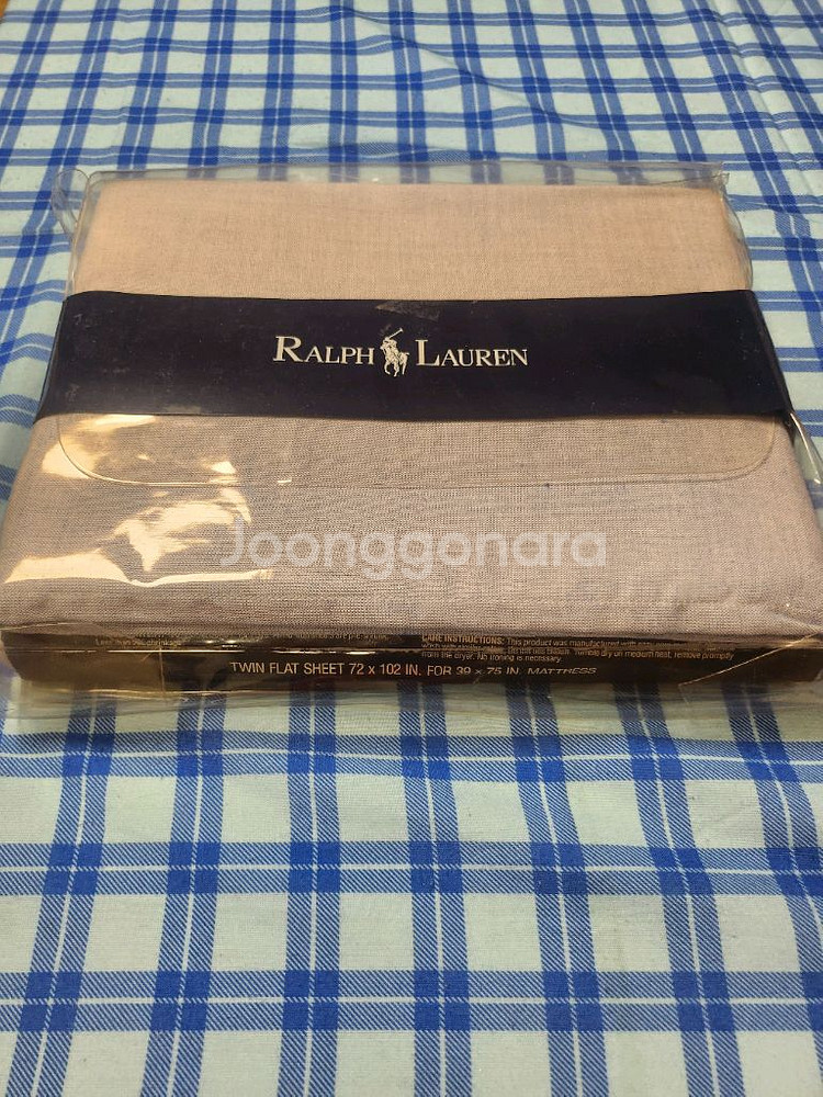 랄프로렌 USA 이불 (트윈플랫)--1