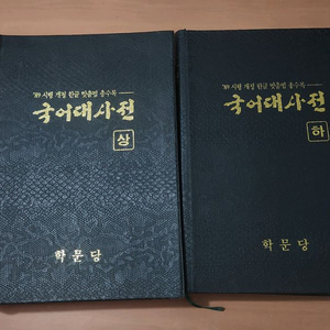 학문당 한국어사전편찬회 89 맞춤법 국어대사전 상급
