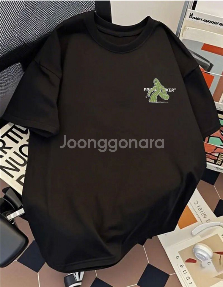 캐쥬얼 반팔 티셔츠 XL(110)--0
