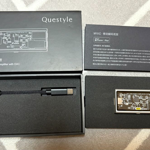 퀘스타일 오디오 m15c dac 꼬다리 덱