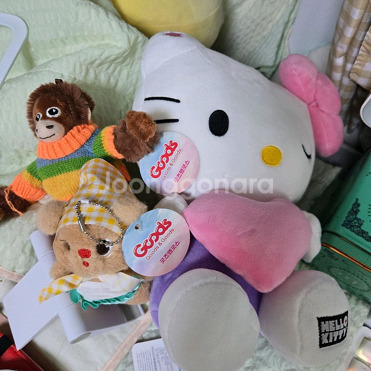 헬로키티 인형, 곰돌이,오랑우탄 키링--4