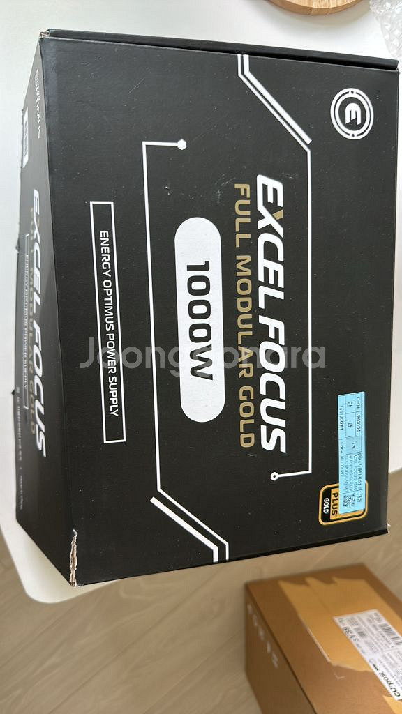 엑셀 포커스 1000w 골드등급 모듈러 파워 국내정품--0