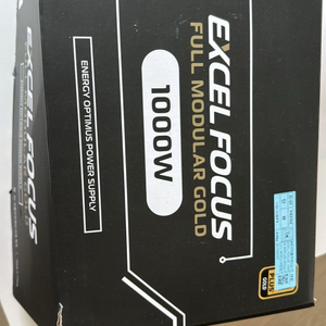 엑셀 포커스 1000w 골드등급 모듈러 파워 국내정품