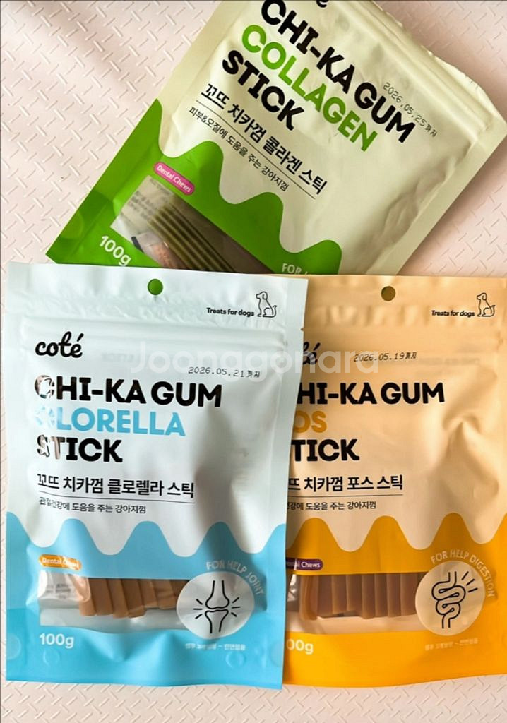 꼬뜨 치카껌 새제품--0