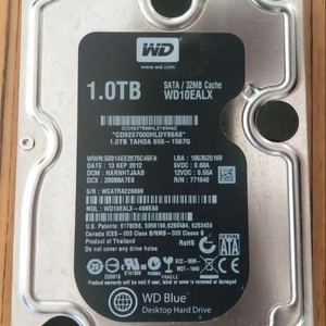 3.5인치 wd 블루 1t 하드디스크