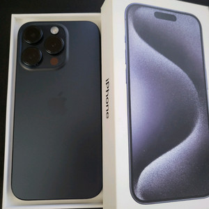 아이폰15pro 128GB 블루티타늄 skt