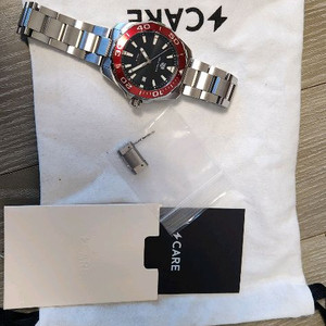 태그호이어 43mm 쿼츠 시계