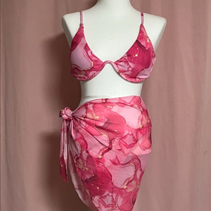 (새제품) 커버업 비키니 수영복 휴가 휴양지 랩스커트