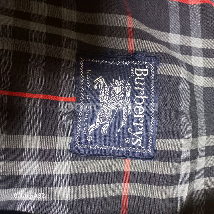 버버리 트렌치코트 navy M--3