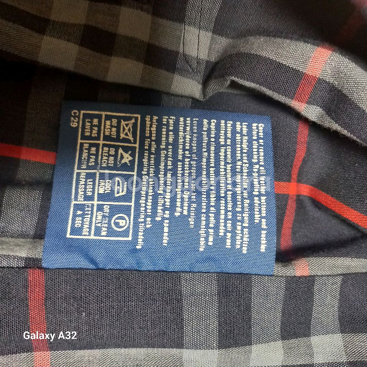 버버리 트렌치코트 navy M--5