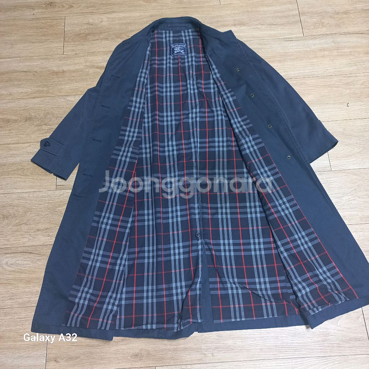 버버리 트렌치코트 navy M--1