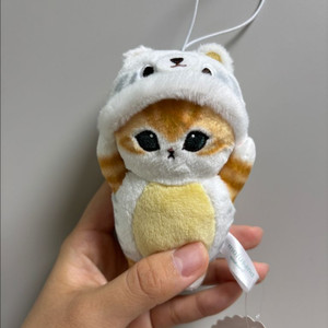 모후샌드 호랑이 옷입은 고양이 인형 키링