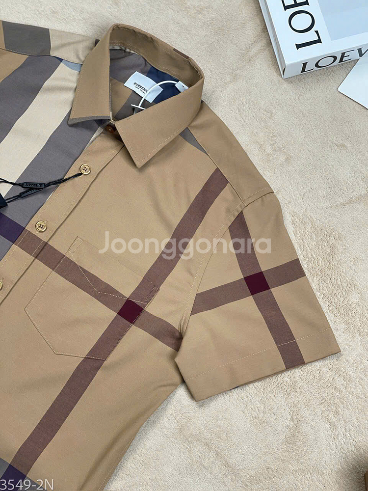 버버리 클래식패턴 레귤러핏 반팔셔츠 2종[새상품]해외--5