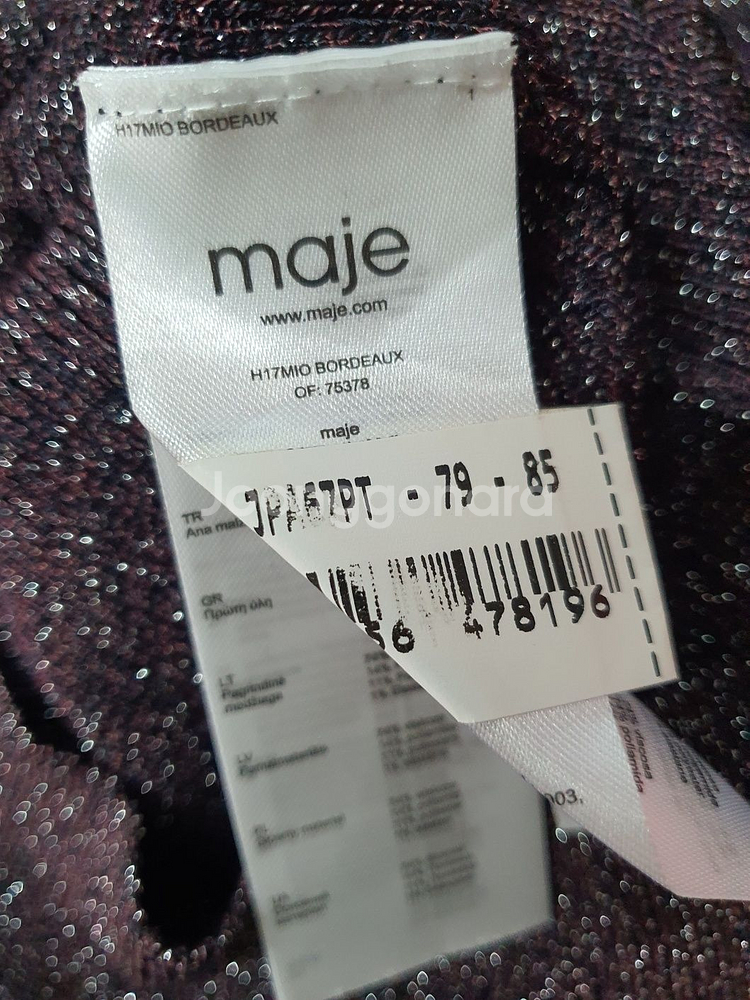 마쥬 maje 글리터 골지 니트 사이즈 2--8