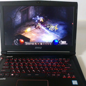 MSI GS40 6QE 게이밍 노트북/배그,디아4 가능