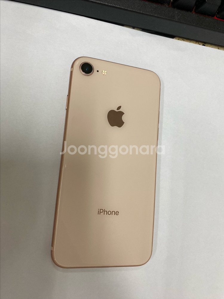 아이폰8 로즈골드 외관SS급 64G 버전16.1--0