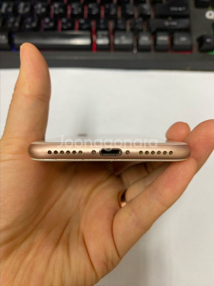 아이폰8 로즈골드 외관SS급 64G 버전16.1--6