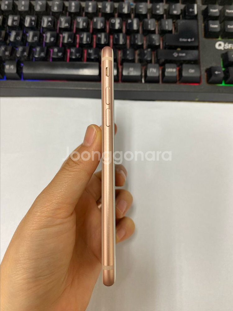 아이폰8 로즈골드 외관SS급 64G 버전16.1--4