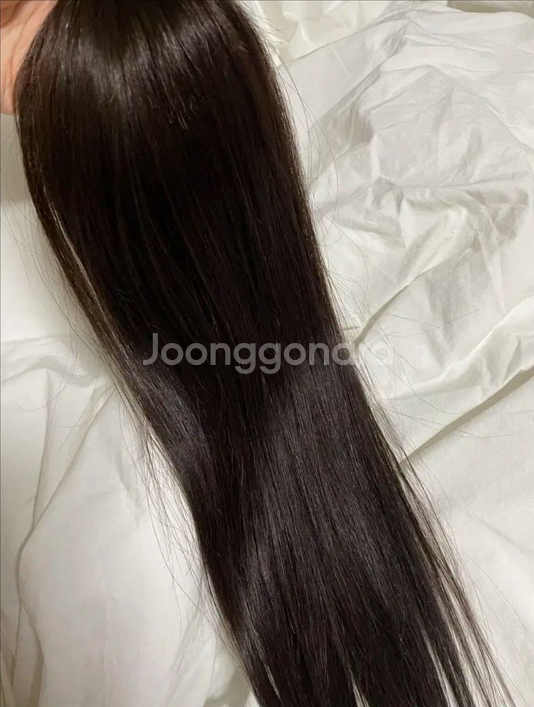 노팁 붙임머리 20인치 자연갈색 52피스--1