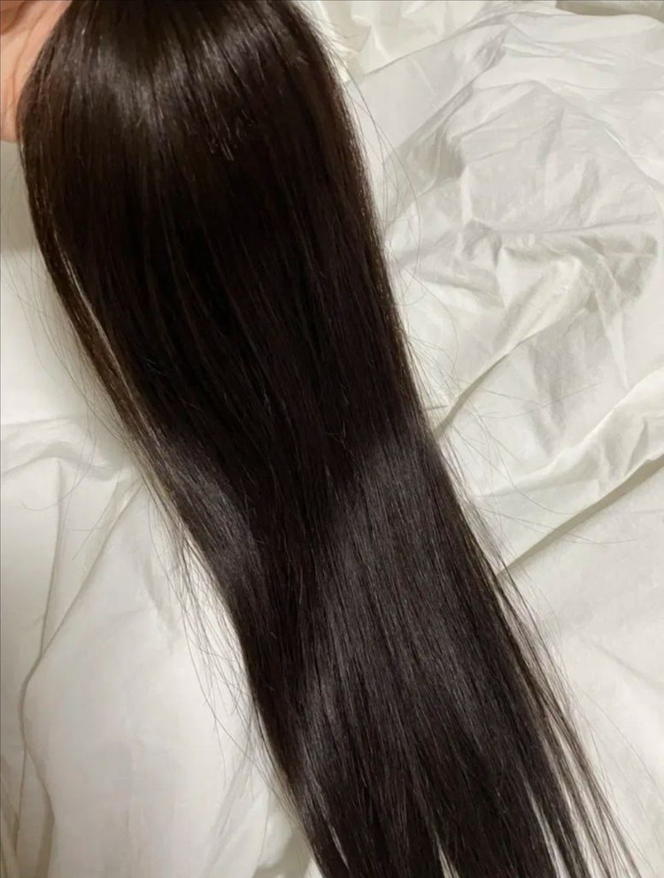 노팁 붙임머리 20인치 자연갈색 52피스 이미지