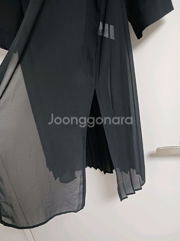 (새상품)옆트임 시스루 롱 가디건(마지막 가격내림)--3