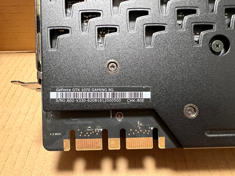 Geforce GTX 1070 그래픽카드 이미지