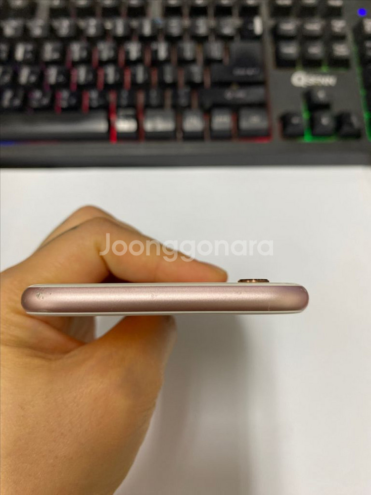 아이폰6S 로즈골드 액정SS급 64GB 배터리100%--3