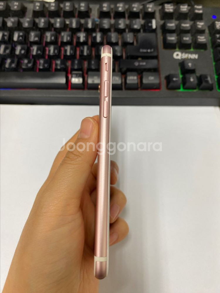 아이폰6S 로즈골드 액정SS급 64GB 배터리100%--5