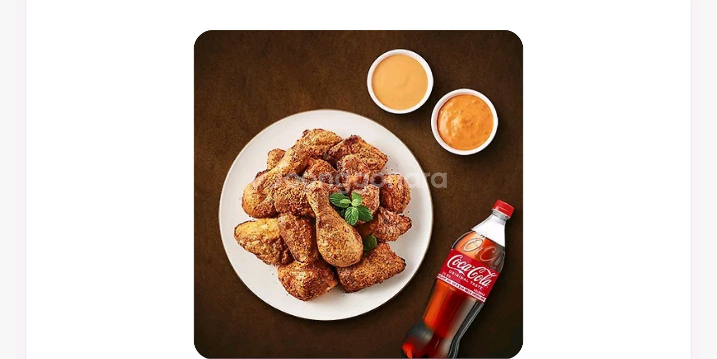 굽네치킨 고추바사삭치킨+콜라팝니다--0